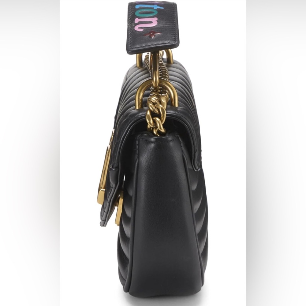 Louis Vuitton new wave chain bag quilted leather